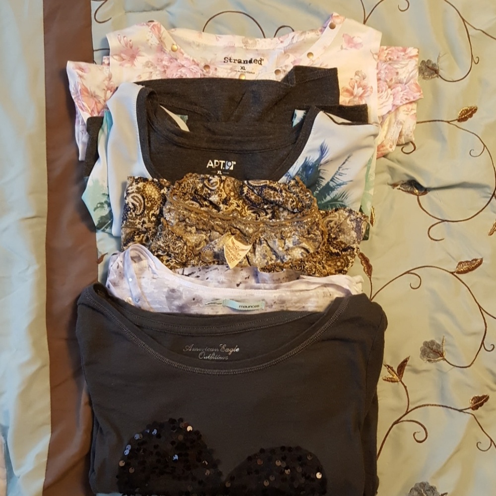 Lot of 5 L/XL  shirts variety of brands🎆5 for 30